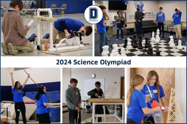 Area students participate in Science Olympiad. 